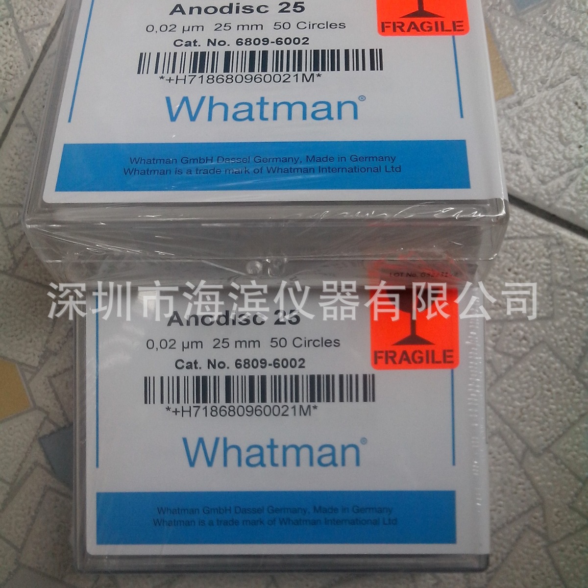 whatman氧化铝膜7002-0447 47MM 0.45UM 100片无机膜批发