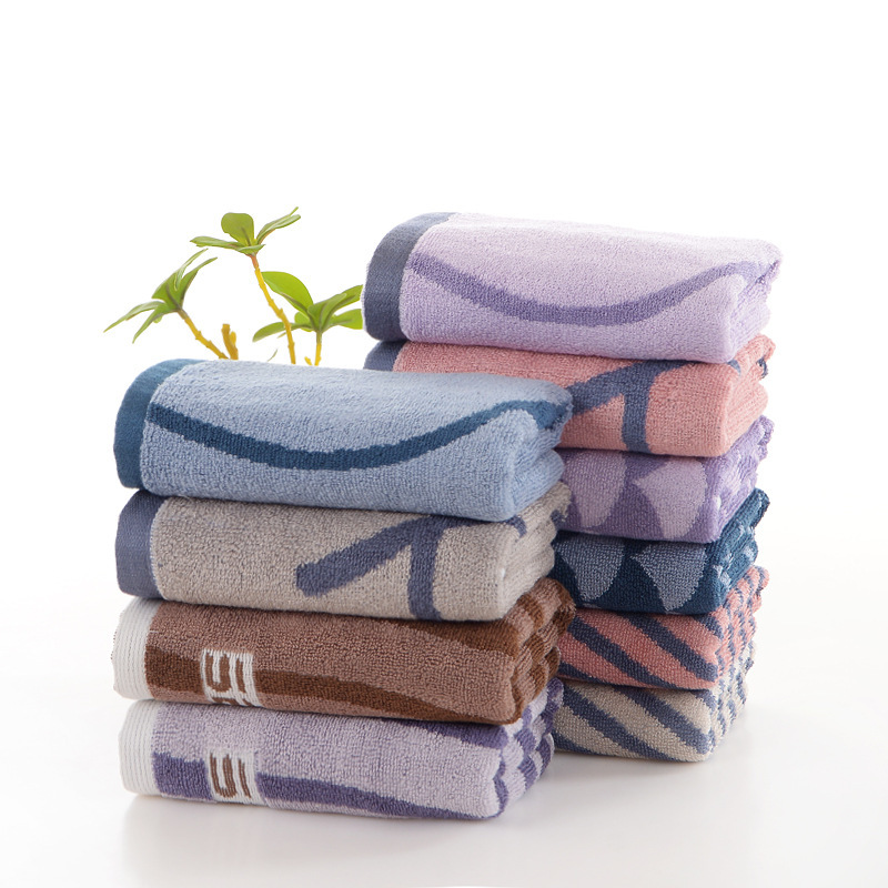 Yarn-dyed bamboo fiber towel 30*60 adult household face towel for men and women soft absorbent middle towel for children