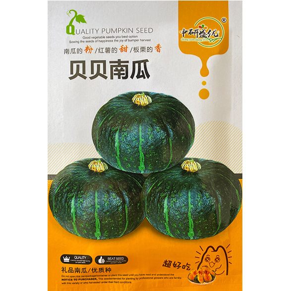 Yanyou Beibei Pumpkin Seeds Sweet-Faced Small Fruit Sweet Panel Chestnut Pumpkin Seeds Vegetable Garden Farm Vegetable Larvae