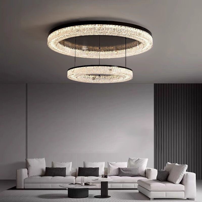 2025 New Italian Light Luxury Bedroom Room Lamp Modern High-End Designer Living Room Double-Layer Acrylic Ceiling Lamp 2025 New Italian Light Luxury Bedroom Room Lamp Modern High-End Designer Living Room Double-Layer Acrylic Ceiling Lamp