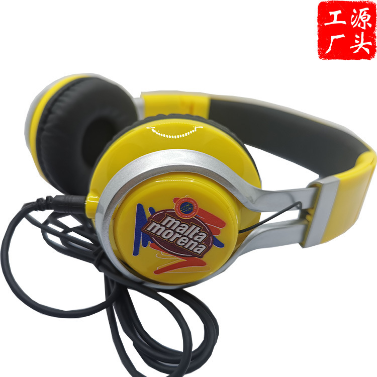 Headset factory processing wired bass music game noise reduction headset cheap gift computer headset