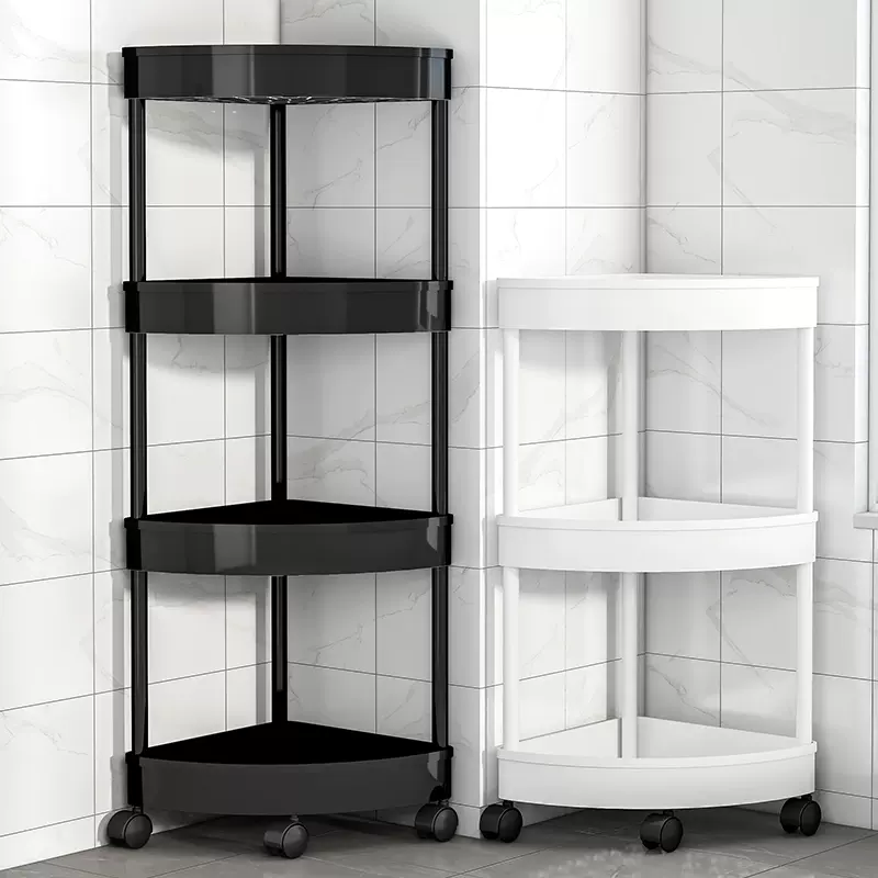 卫生间置物架落地角架多层洗手间厕所浴室夹缝三角收纳厨房架子