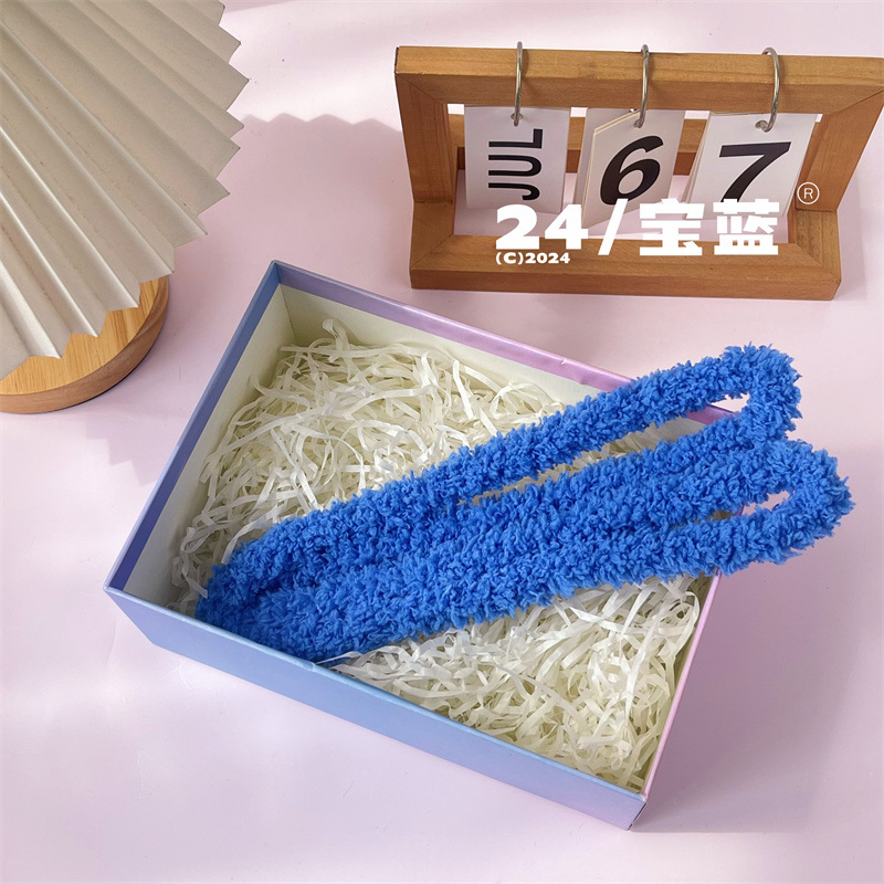 15mm扭扭棒小狗手工diy材料毛绒线毛条网红玩偶超密绒羊毛扭扭棒