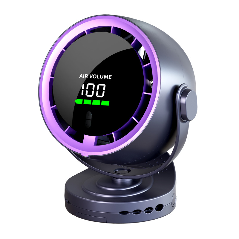新しいクロスボーダークリップ小型ファン USB 充電タービン高速オフィス壁掛けデスクトップデスクトップ 8inch 小型ファン|undefined