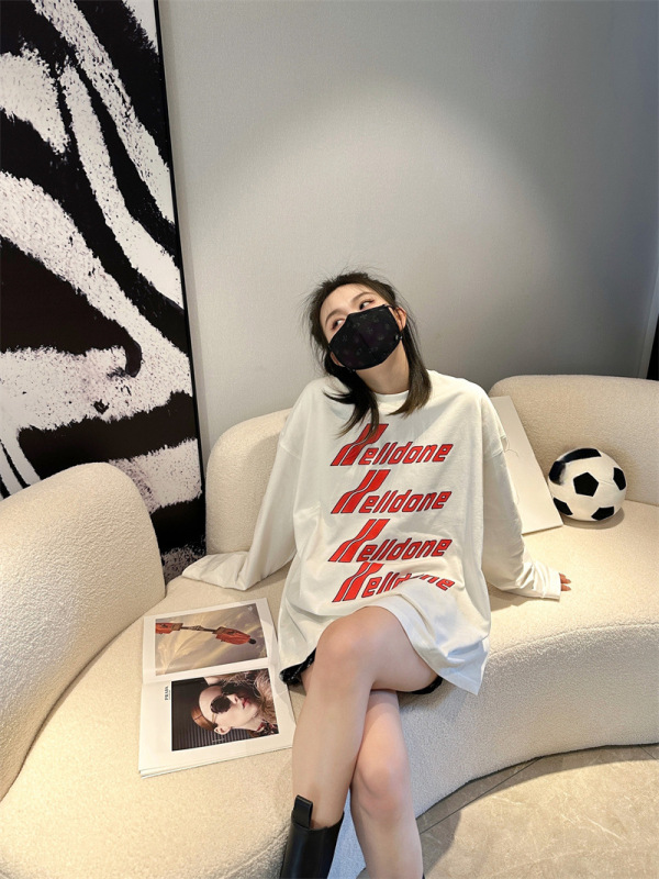 25ss潮牌爆款高版本新款WE11印花LOGO合集男女宽松休闲百搭长袖|undefined