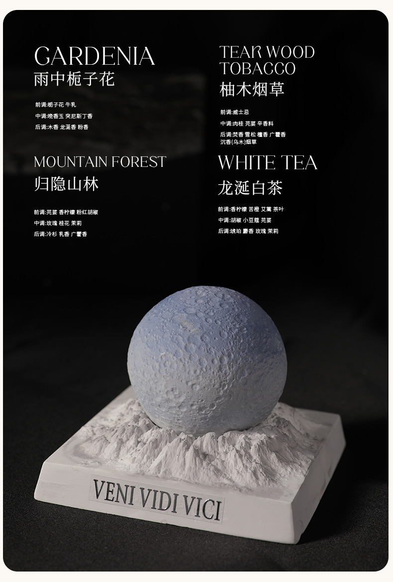 Creative Color-Changing Planet Car Air Freshener, High-End Gift Box for Mid-Autumn Festival, Bedroom Luxury Aroma Diffuser Stone Ornament