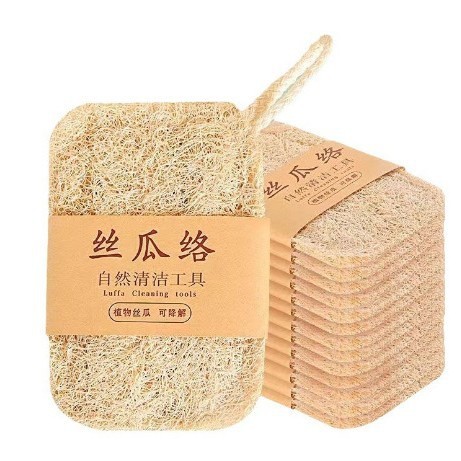 天然ヘチマ食器洗いブラシ鍋雑巾キッチン家庭用ノンスティックオイルクリーニングブラシたわしヘチマ果肉クリーニングクロス|undefined