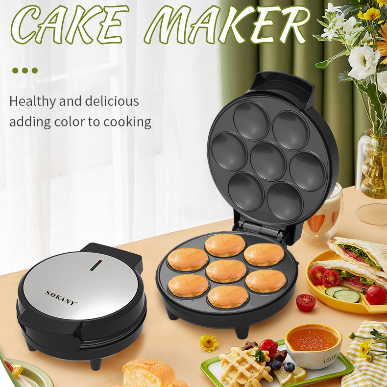 SOKANY08004 egg tart machine household large capacity automatic temperature control cake machine electric cake pan bread machine