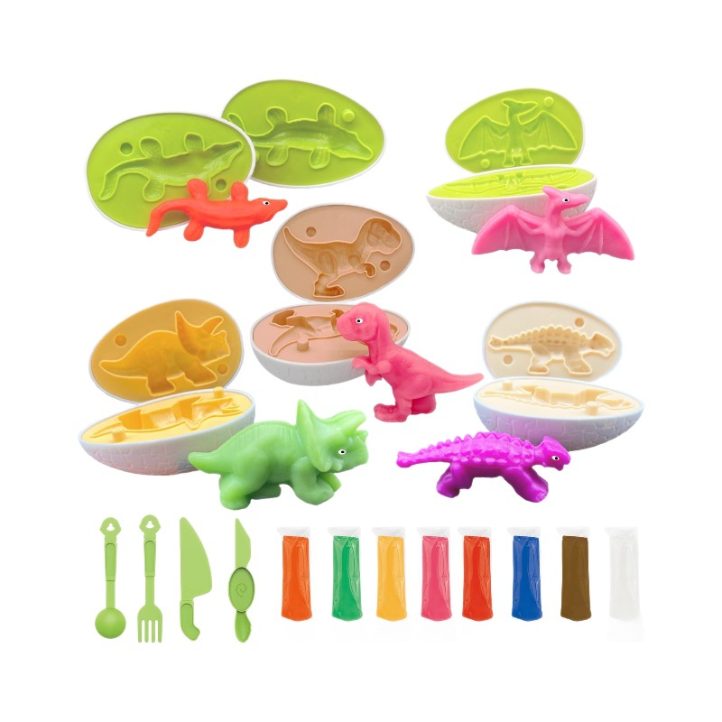 Tarjeta de identificación de dinosaurio transfronteriza caja ciega Tyrannosaurus coche de juguete Triceratops tubo telescópico extrusión CALENDARIO DE cuenta atrás