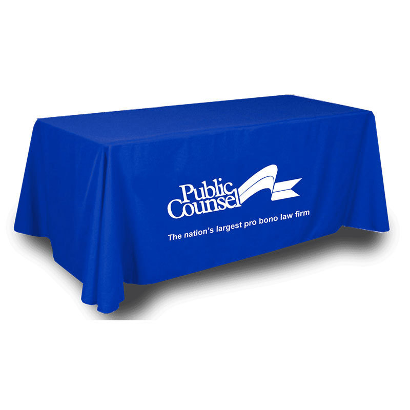 Comercio exterior de alta calidad publicidad tela de mesa personalizada mayorista color opcional exposición conferencia hotel cubierta escritorio especial image 6
