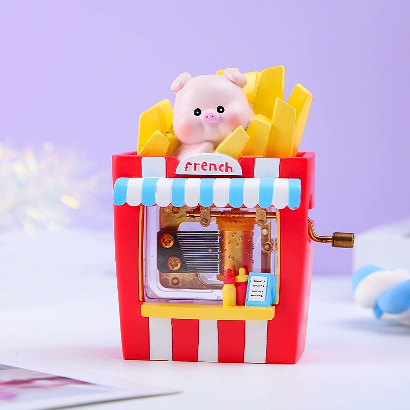 Sanrio, музыкальная коробка мультфильм, минифигура, украшения на стол, подарок на день рождения
