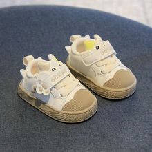 宝宝学步鞋软底春季新款0一1-2岁女婴幼儿步前鞋小男孩卡通小白鞋