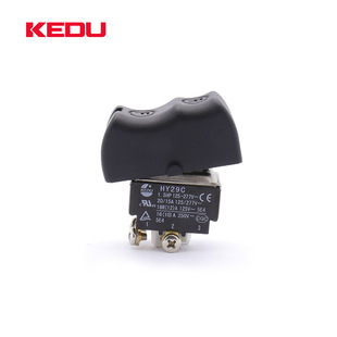 Kedu Hy27 Single-Pole Single-Throw On-Off Two-Pin with Sheath, Direct Supply from Manufacturer, Toggle Switch