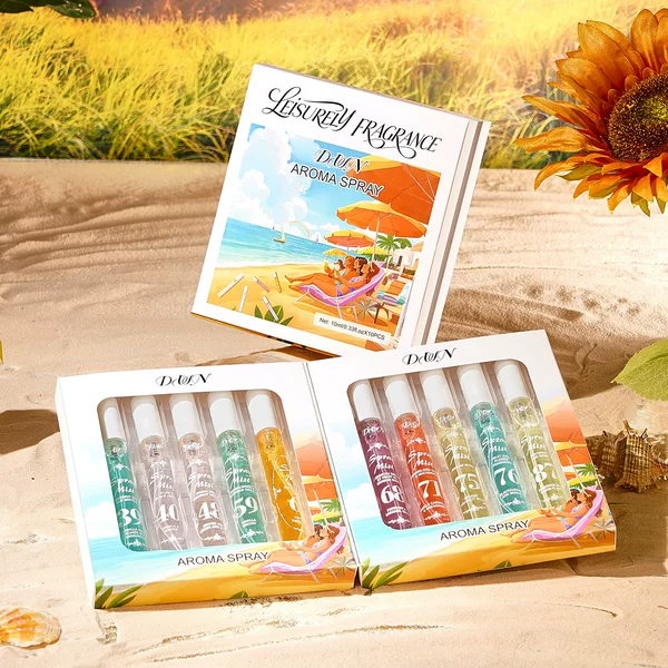 Cross-Border Brazilian Digital Perfume Book Set Box Alcohol-Free 10ml Fragrance Spray Long-Lasting Fragrance Women's Perfume
