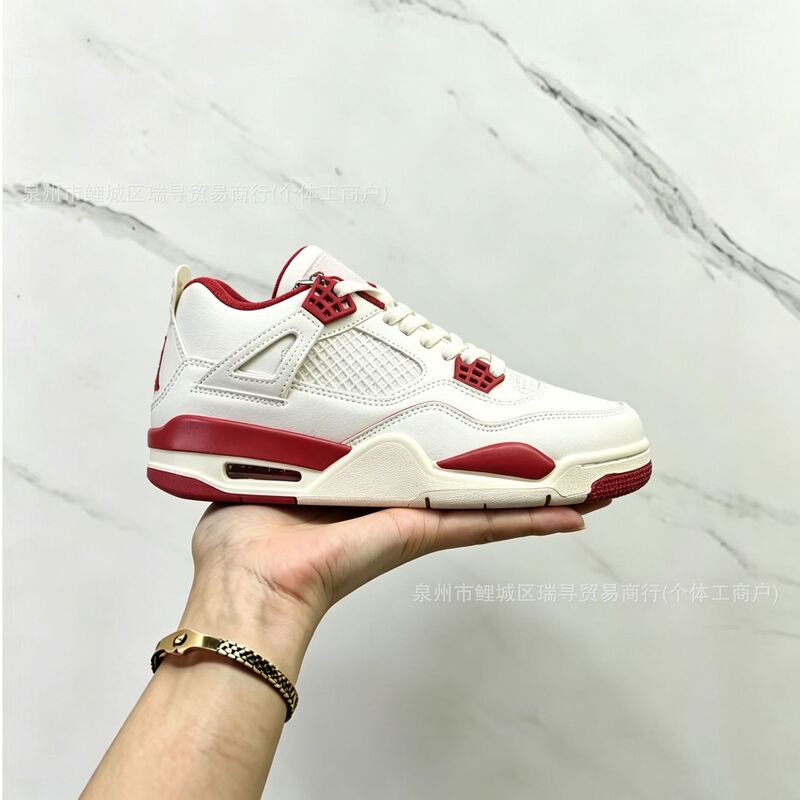 High-quality foreign trade AJ4 shoes from Putian, retro mid-top vintage basketball shoes for women, casual versatile commuter shoes for men High-quality foreign trade AJ4 shoes from Putian, retro mid-top vintage basketball shoes for women, casual versatile commuter shoes for men
