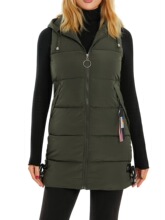 X 34621 Hooded Sleeves Vest Jacket ��ñ�������� �羳����