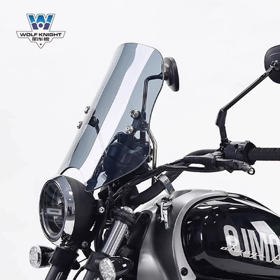 Motorcycle front windshield, Wolf suitable for Qianjiang