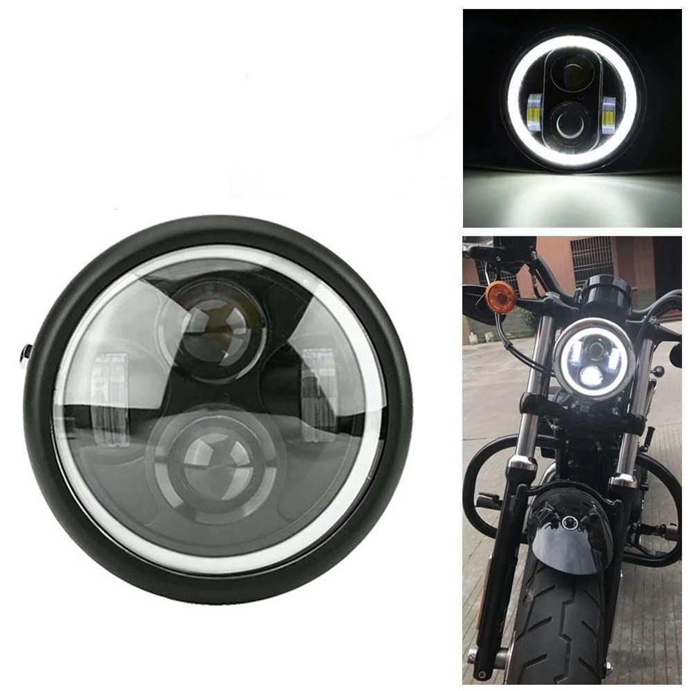 6.5 inch Motorcycle Headlight with Shell LED Spotlight for Electric Motorcycle