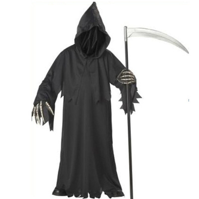 A0109 Маскарад для взрослых, вечерние костюм Hellbringer Death Scythe Monster Horror, косплей костюм