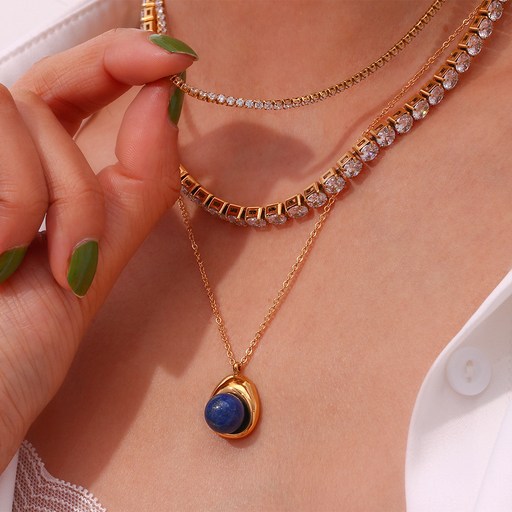 clear zircon choker, cubic necklace, gold plated necklace