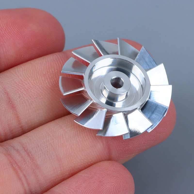 27mm Diameter Aluminum Alloy Impeller 100,000 Rpm Level High-Speed Fan Ducted Fan Blade Impeller Brand New