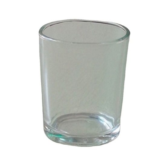 透明玻璃小白酒杯广告杯九钱平光杯高白料厚底50ml可制logo