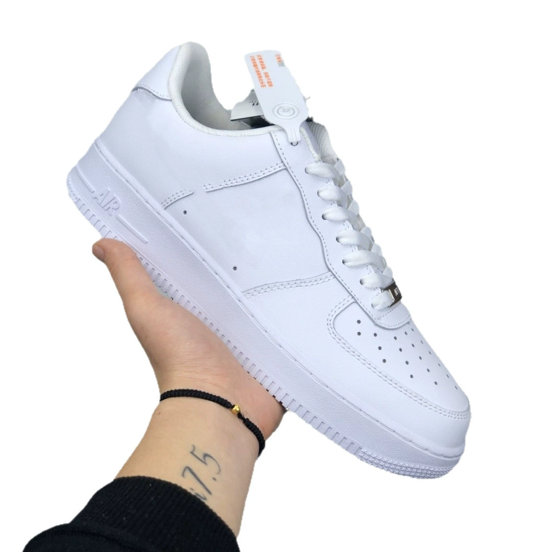 Найк Air Force 1, обувь, кожаные кроссовки для мужчин и женщин для отдыха, скейтбординг, (посредническая торговля), оптом, кожа