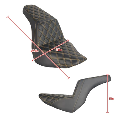 Gold Stitching, Beautiful and Generous, Motorcycle cushion