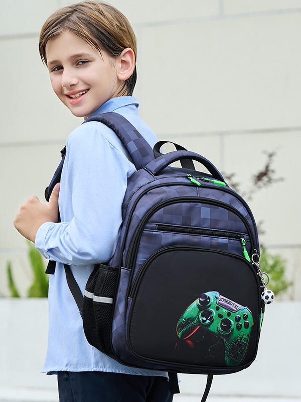1~5年生向けの軽量で脊椎に優しい、多機能なクロスボーダー新型子供用ランドセル(リュックサック)