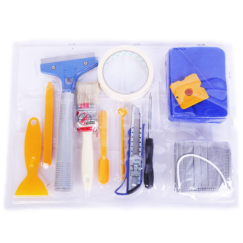 厂家直销美缝工具九件套 阴阳角 压缝球开槽器铲刀  美缝工具套装