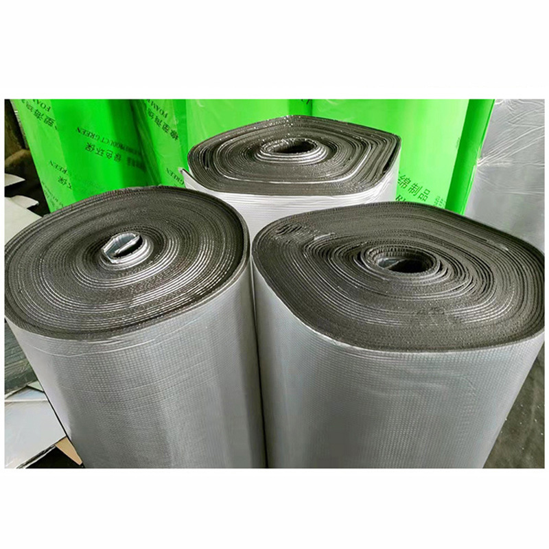 工場卸売アルミ箔断熱綿自己粘着屋根ゴムとプラスチック断熱綿屋根ダクト断熱ゴムとプラスチック断熱ボード