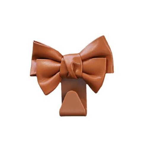 Simple car hook, leather bow car seat back support hook, fashion goddess car supplies