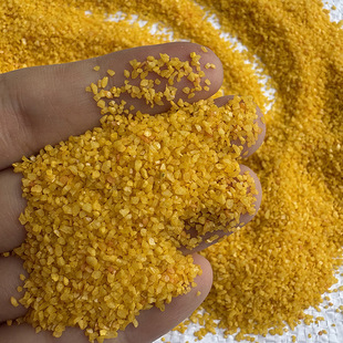 Golden and Jade Bright Yellow Colored Sand, Yellow Sand for Micro-Landscape, Colored Sand with 1-2 mm Coarse Sand for Handmade Sand
