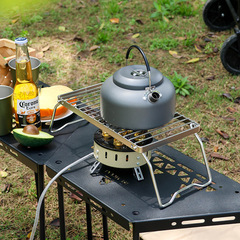 Outdoor BBQ Folding Portable Camping Thickened Stainless Steel Stove Bracket Mini Kitchen Small BBQ Rack
