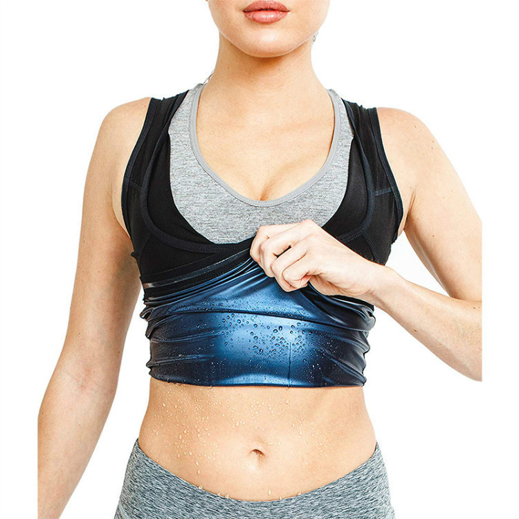 Factory Direct Supply Amazon Ebay Abdominal Control Vest Fitness Sweat Suit Running Sportswear Slimming Corset Elastic