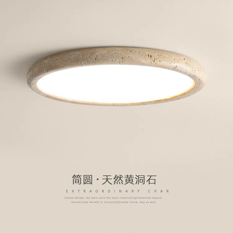 Huangdongshi Japanese style simple master bedroom ceiling lamp Nordic living room Retro B & B designer dining room lamp