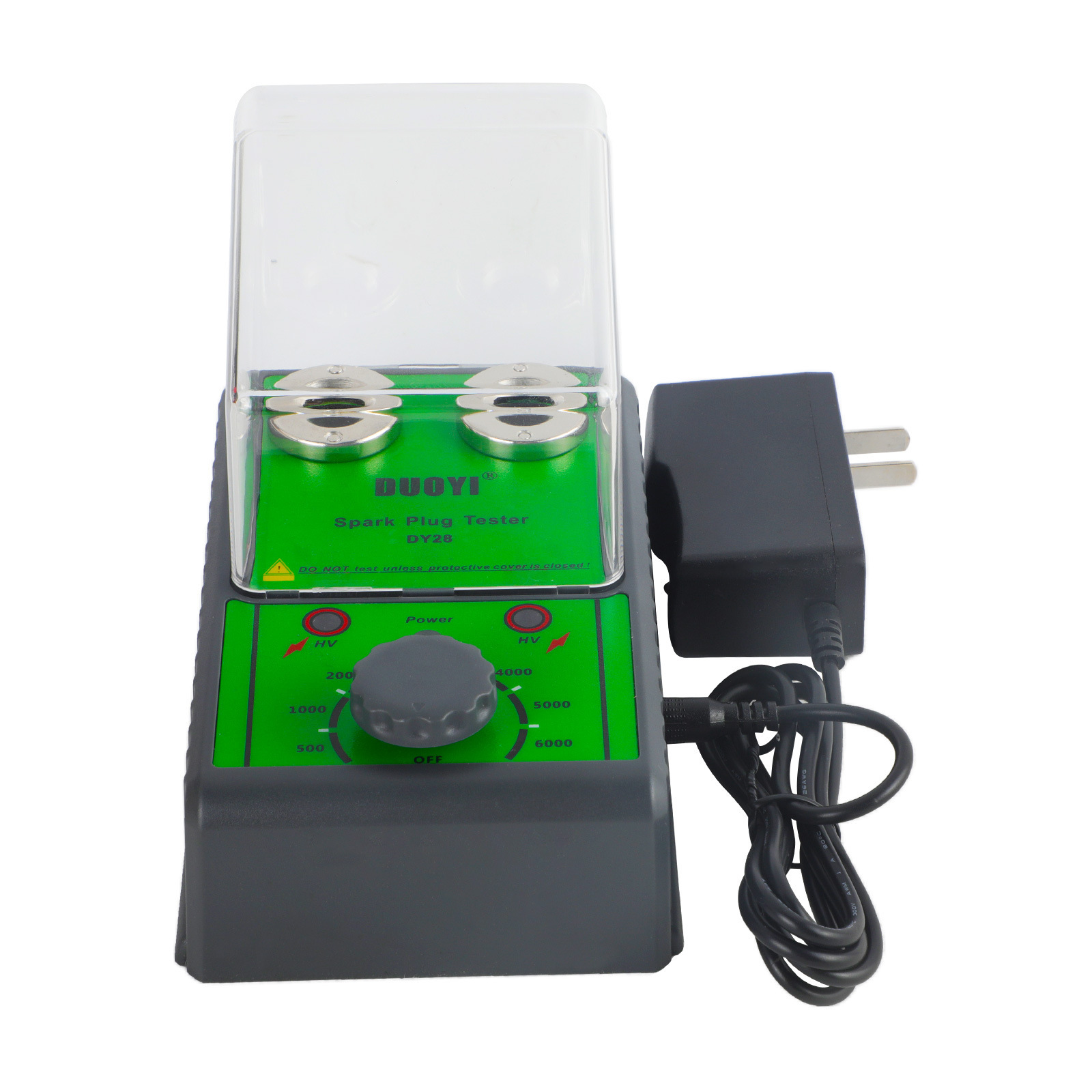 DY28 double-hole spark plug tester, spark plug analyzer, diagnostic tool, car spark plug detector