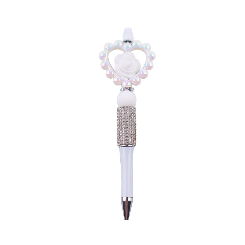 1 Piece Heart Shape Rose Learning Daily PVC Cute Ballpoint Pen display picture 16