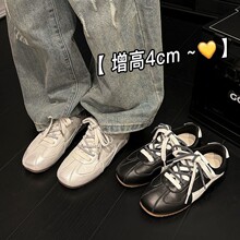 内增高休闲德训鞋女2025秋季巨好看百搭运动板鞋软底小白鞋阿甘鞋