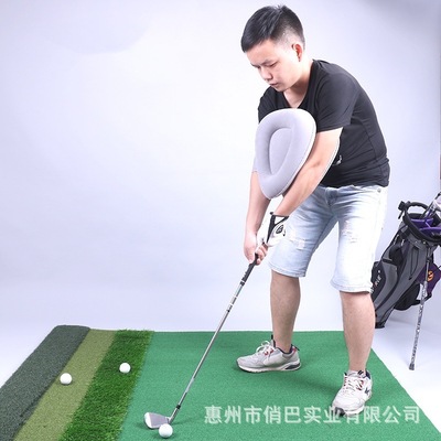 高尔夫充气枕挥杆辅助器姿势矫正垫智能训练手臂动作纠正器8字枕