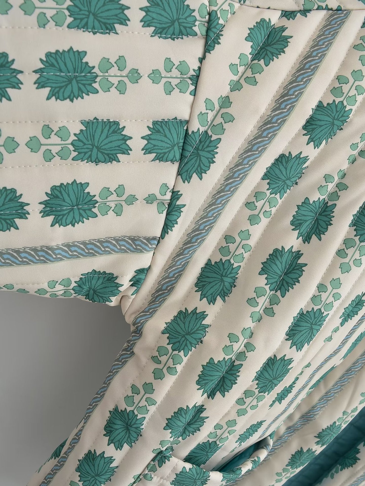 Ethnic Quilted Cotton Printed Cotton Jacket Cotton Jersey