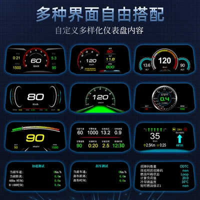 Car display Obd Speed Navigation Projector