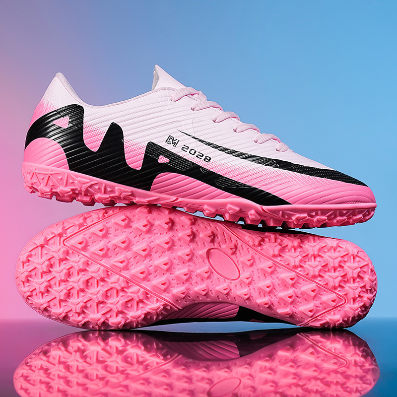 Nuevas zapatillas de fútbol transfronterizas, jóvenes estudiantes masculinos y femeninos, uñas rotas, uñas largas para adultos, zapatos de entrenamiento de competencia deportiva de hierba