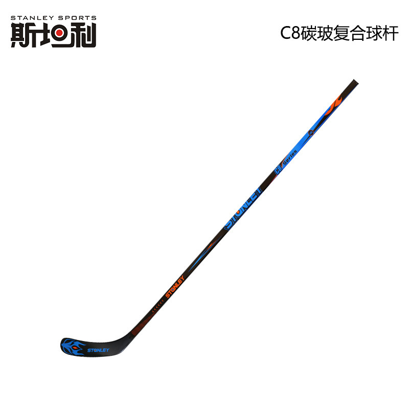 Carbon Fiber Ice Hockey Stick Fiberglass Roller Skating Stick Wear-Resistant Competition Grade Hockey Stick