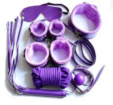 보라색 봉제 인형 7종 세트