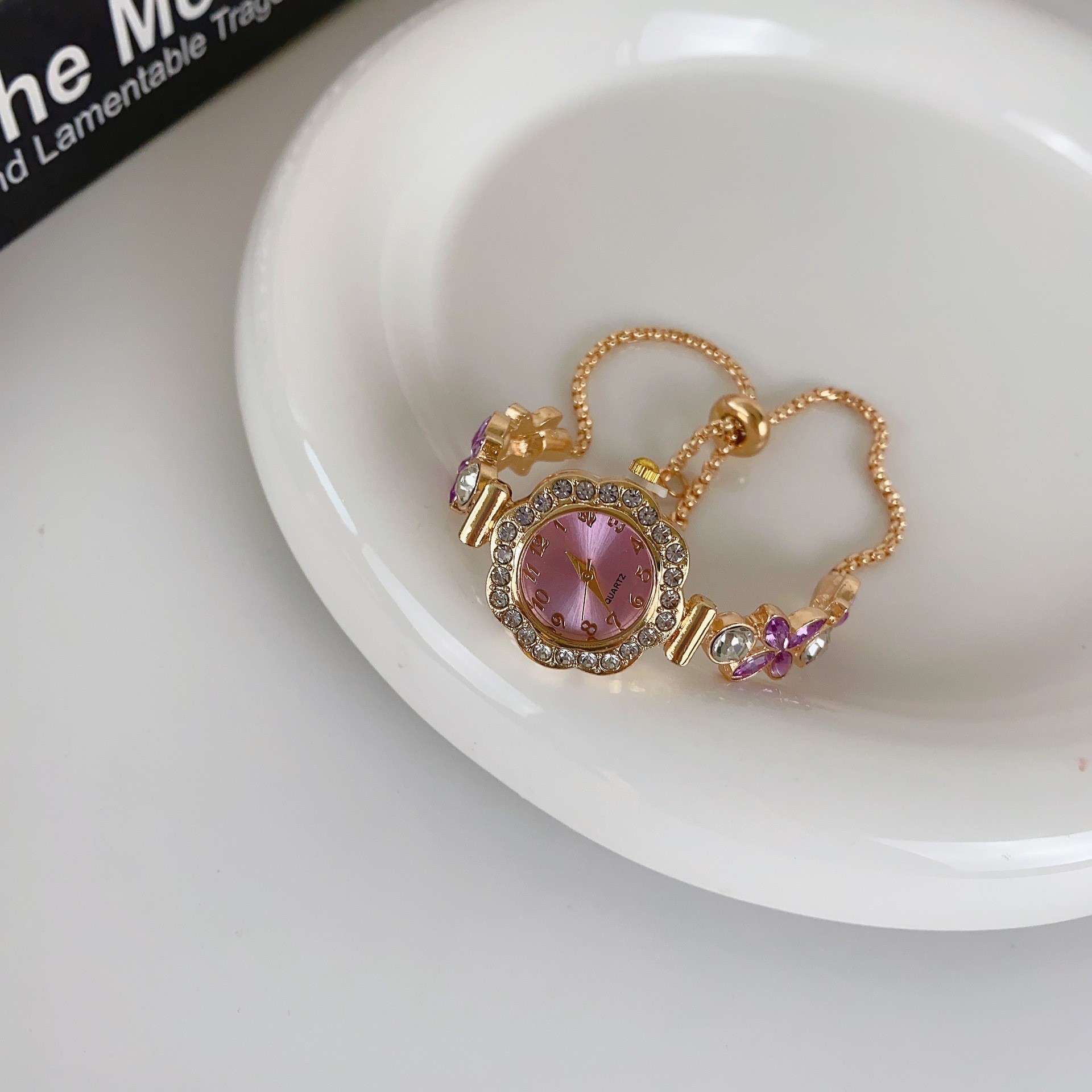 Pink flower watch s1253e