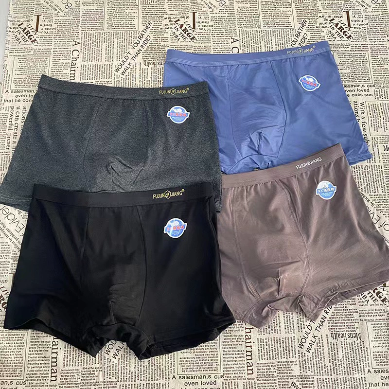 Мужские хлопковые боксеры-шорты в стиле спортивного кроя, свободного кроя, для мужчин среднего и старшего возраста, оптом от уличных продавцов.