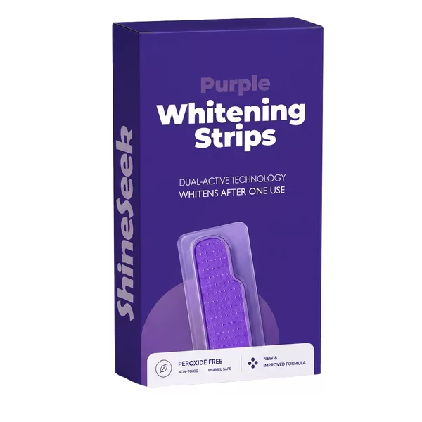 V34 Purple Dry Adhesive Tooth Strips, Residue-Free Dry Adhesive Tooth Strips