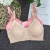 Wireless bra for mother and baby for breastfeeding, underwear, front lock