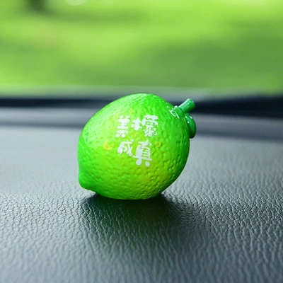 Car ornaments — Resin Fruit Small Ornaments - the-second-generation-e-model-beauty-becomes-true